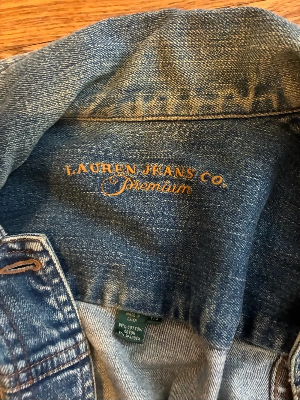 Light Wash Denim Jacket - Classic Jean Jacket - Picture 2 of 2